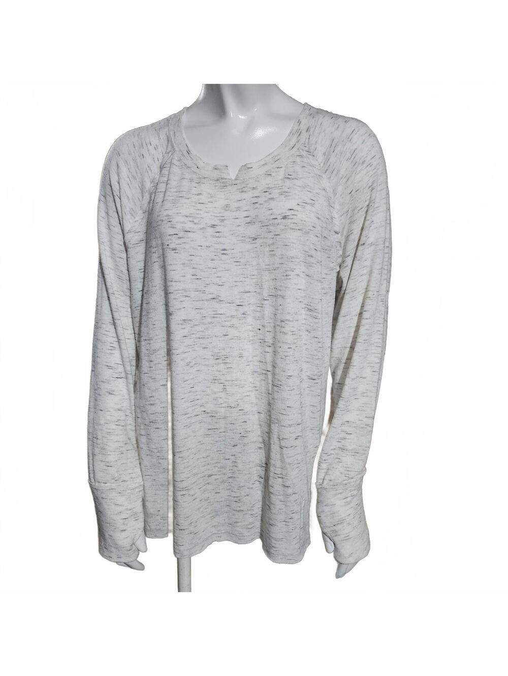Spring + Mercer Space Dye Tee Long Sleeve Shirt Size Large